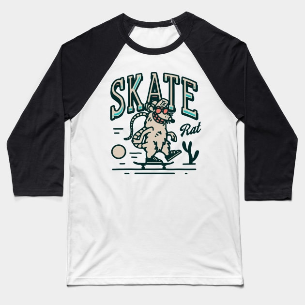 Skate Rat 2 Baseball T-Shirt by Eight Five Brand